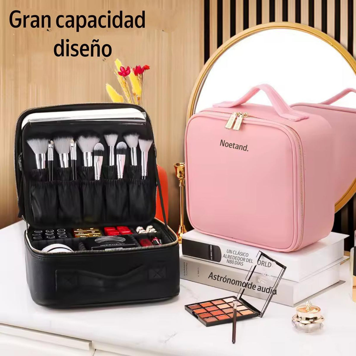 Cosmetiquera Estudio LED Espejo